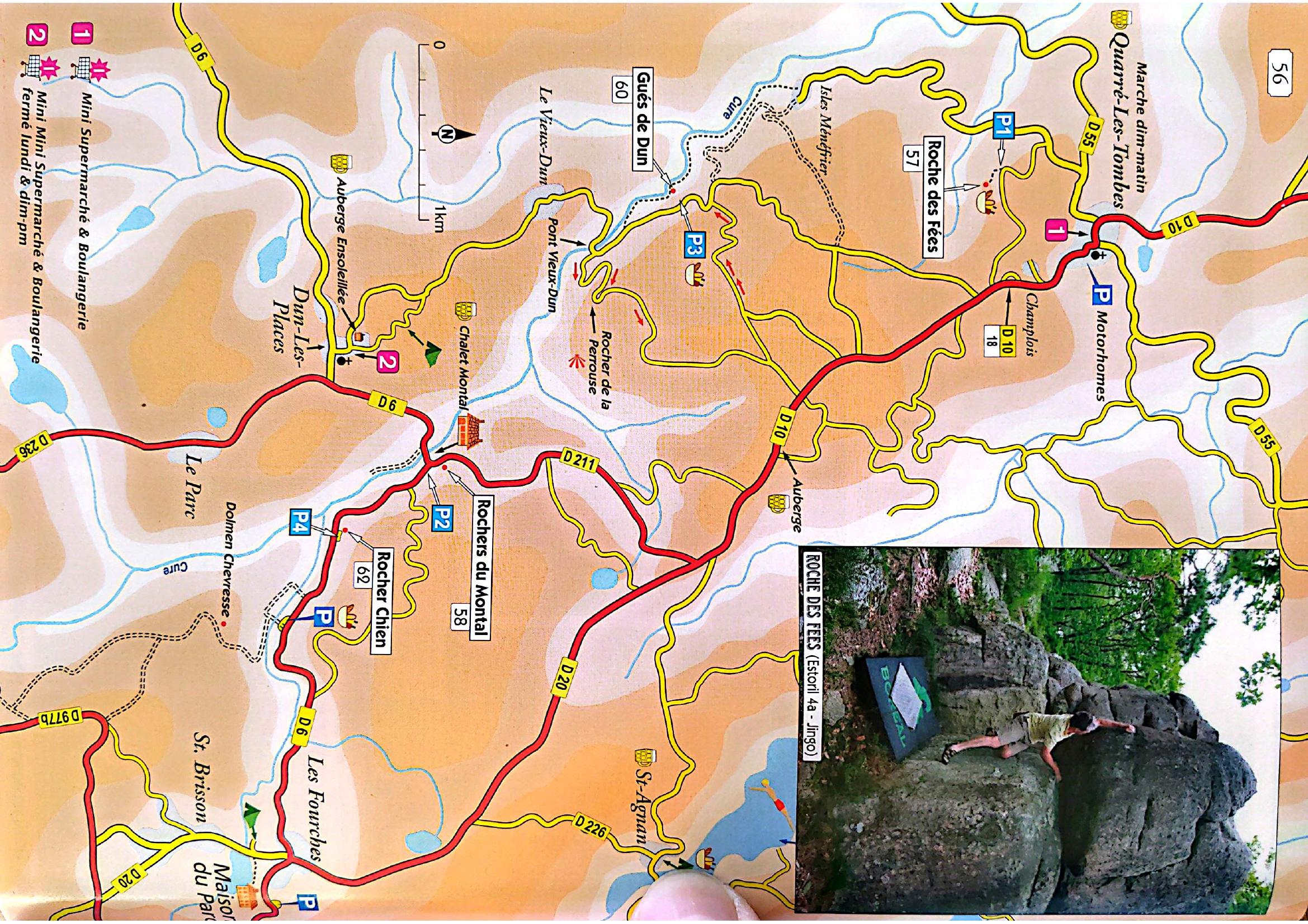 Carte generale Morvan